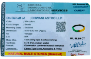 Oplica Money Maker Bracelet for Men & Women | Natural Crystal Gemstone Bracelet for Wealth, Luck & Prosperity